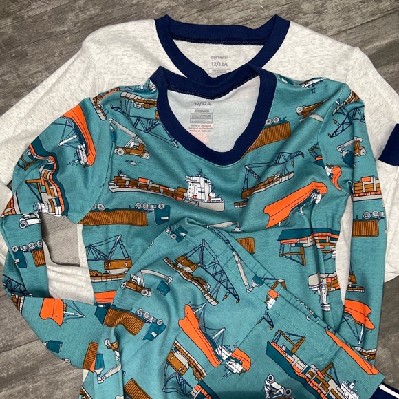 New Carters 4pc Dragon pjs - Picture 6 of 10